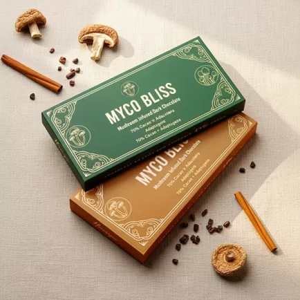 Mushroom Chocolate Bar Packaging