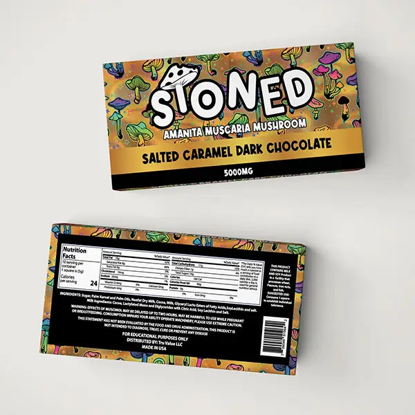 Mushroom Chocolate Bar Packaging